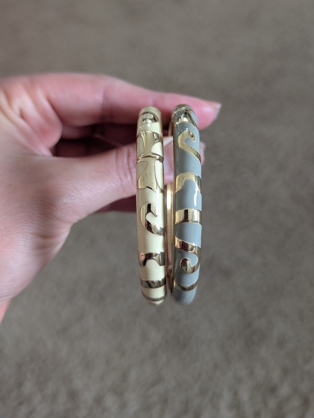 Two Fashion Hinge Bracelet